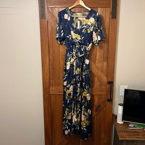 NWT Baltic Born Satin Maxi Dress